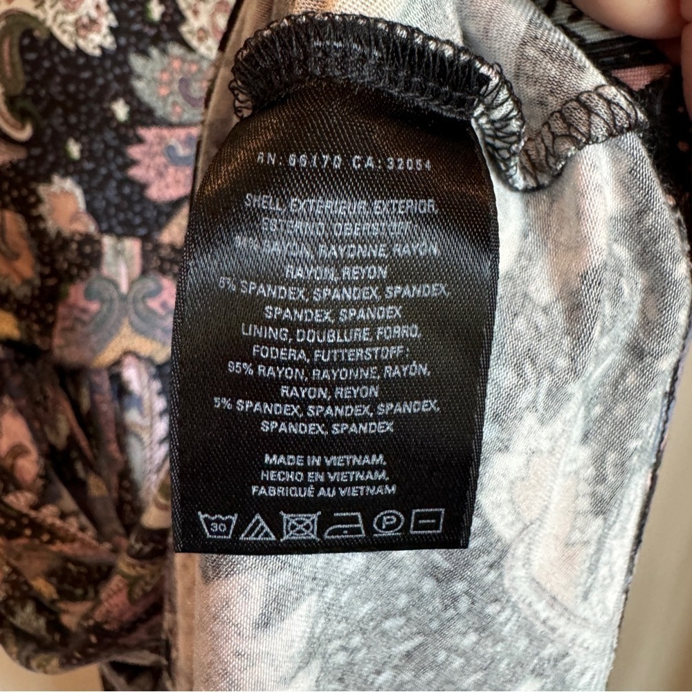 Maeve Anthropologie Leslie Midi Dress Paisley Print Size Large - Picture 6 of 6